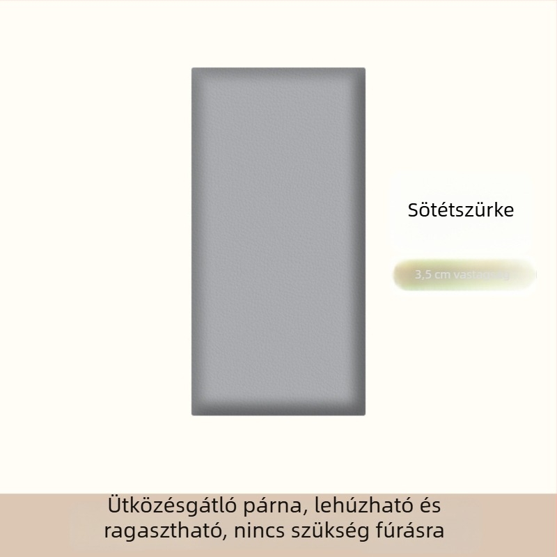Puha bőr fejvég párna macska karma mintázattal, tatami-stílusú falkörnyezet és karcálló hátpárna
