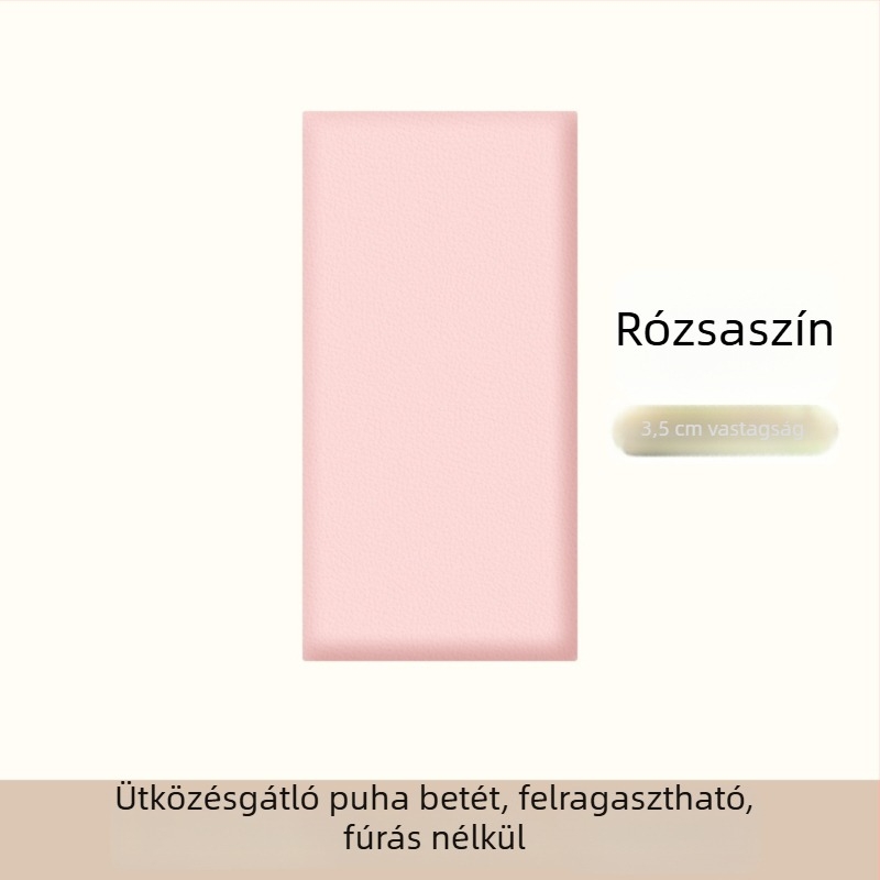 Puha bőr fejvég párna macska karma mintázattal, tatami-stílusú falkörnyezet és karcálló hátpárna