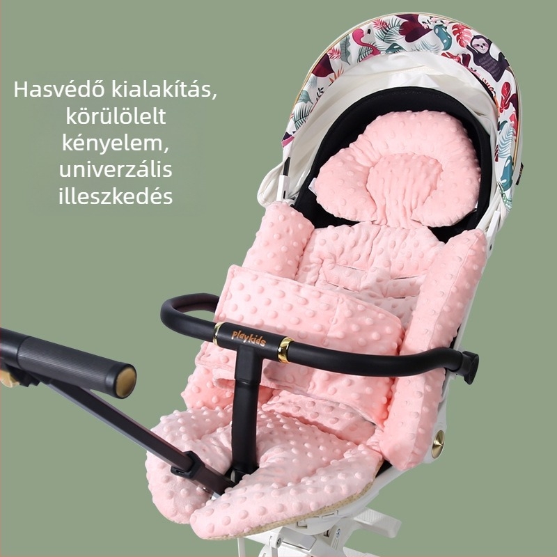 Babakocsi matrac – bean velvet, univerzális használat (kategória: babakocsi matrac; anyag: bean velvet; márka: Yishou)