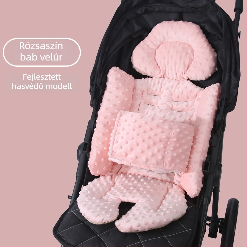 Babakocsi matrac – bean velvet, univerzális használat (kategória: babakocsi matrac; anyag: bean velvet; márka: Yishou)