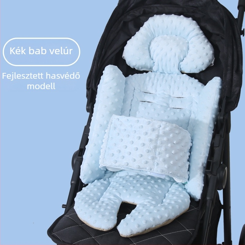 Babakocsi matrac – bean velvet, univerzális használat (kategória: babakocsi matrac; anyag: bean velvet; márka: Yishou)