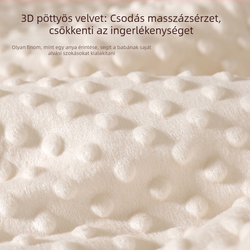 Babakocsi ülés párna - Négy évszakos, 100% pamut géz, Kapitonált bean velvet, kétoldalas, Kód 9636