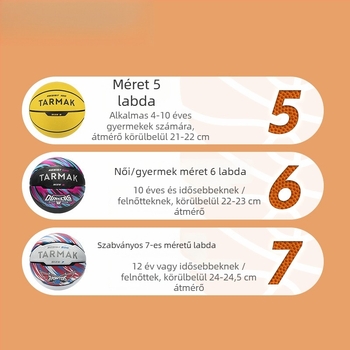 Gyerekeknek készült poliészter kosárlabda, testreszabható dizájn, logónyomtatás nem lehetséges