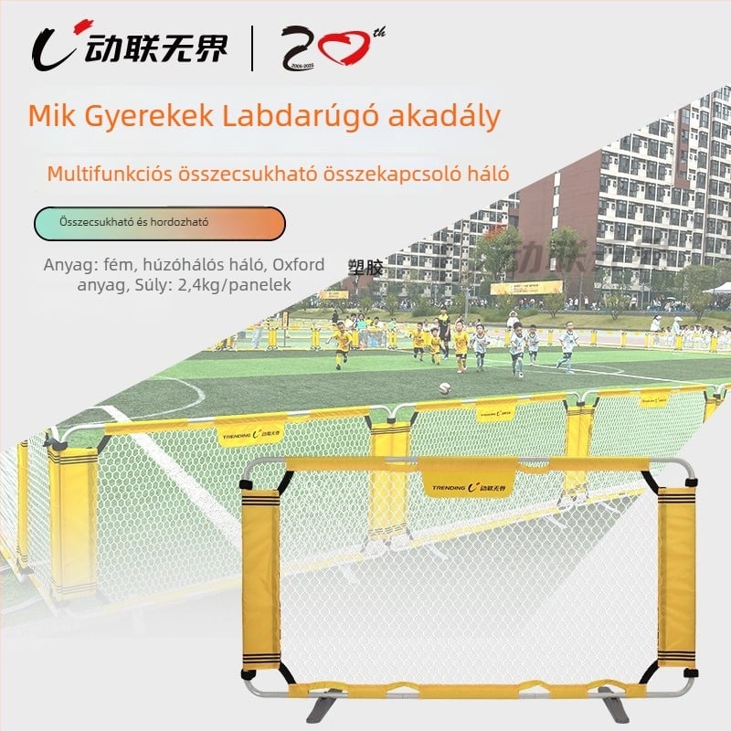 Mógatható pickleball és tenisz kerítés reklám kijelző állvánnyal, összecsukható A‑verzió a pályához. Anyag: 250 g/m² vastag warp-knit szövet; alumínium cső, nem rozsdásodik. Tömeg: 5,2 kg. Alkalmas pickleball, foci és campus sportterületeinek elválasztásá