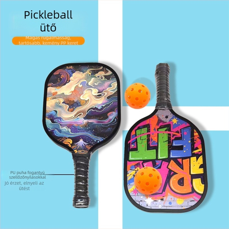 Leap márkájú fa pickleball ütő készlet — nyárfa, 280 g