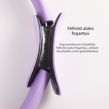 Többcélú Pilates gyűrű, több színű jóga gyűrű lábellenállással, csípő- és térdmasszázs