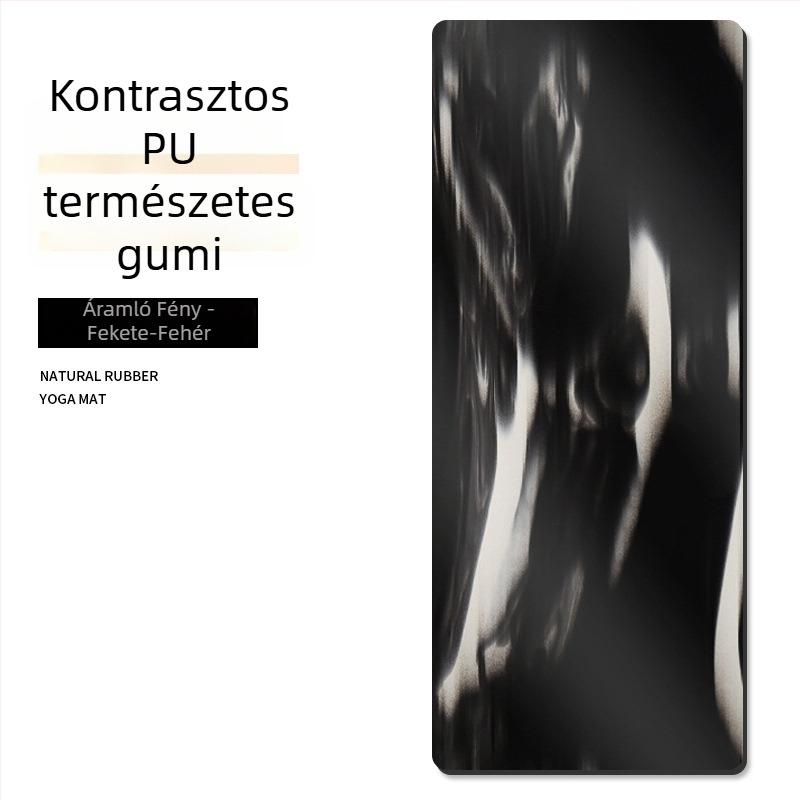 PU jóga matrac, több színű, 5 mm, 183 × 68 cm, csúszásmentes