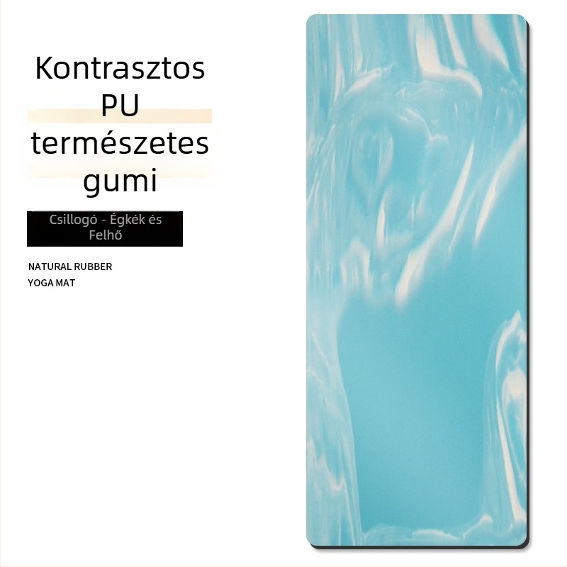PU jóga matrac, több színű, 5 mm, 183 × 68 cm, csúszásmentes