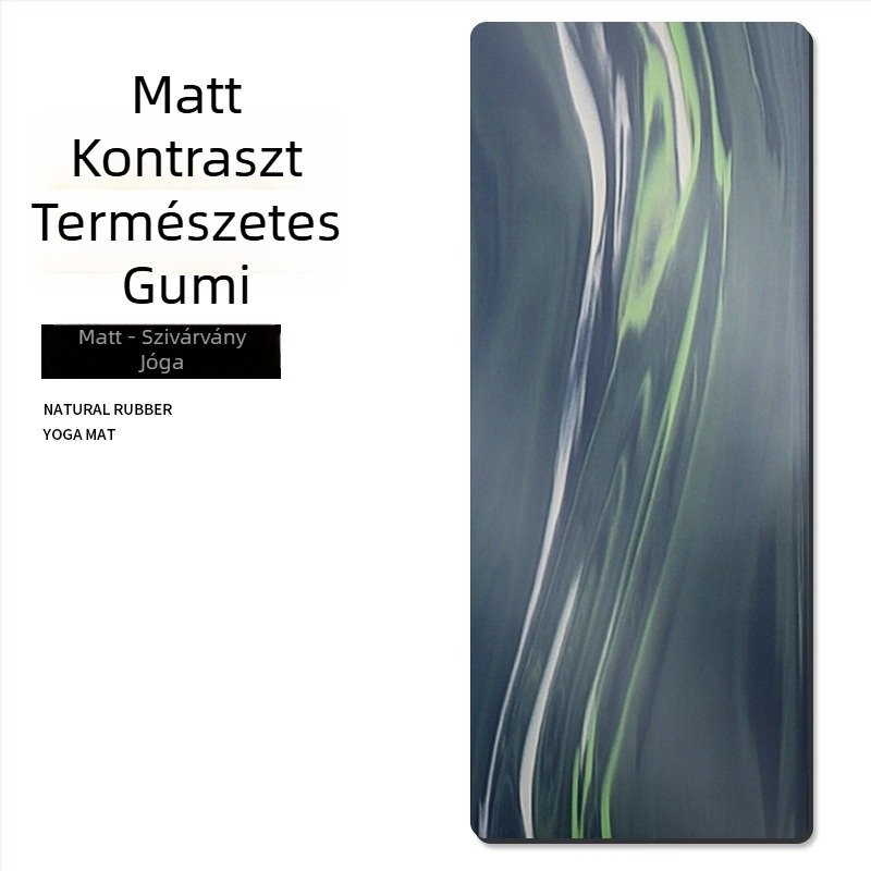PU jóga matrac, több színű, 5 mm, 183 × 68 cm, csúszásmentes