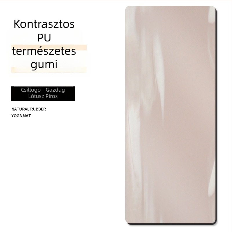 PU jóga matrac, több színű, 5 mm, 183 × 68 cm, csúszásmentes