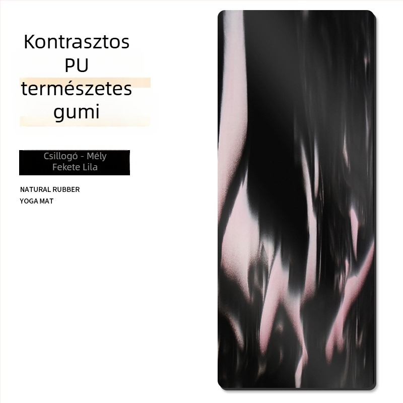 PU jóga matrac, több színű, 5 mm, 183 × 68 cm, csúszásmentes