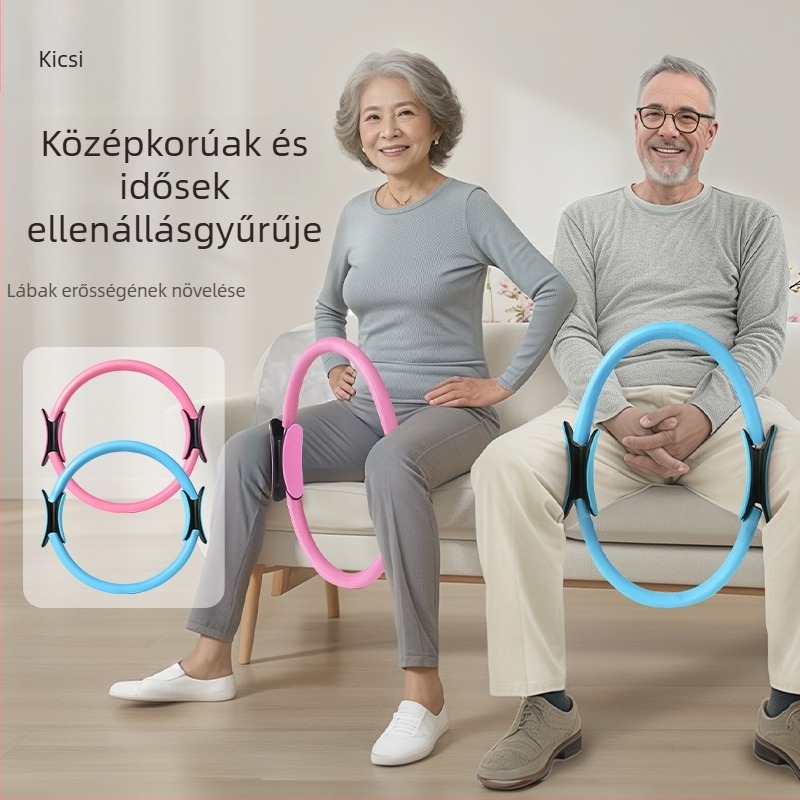Lábszár ellenállási körök – időseknek, többfunkciós jóga/pilates karika a lábak edzéséhez
