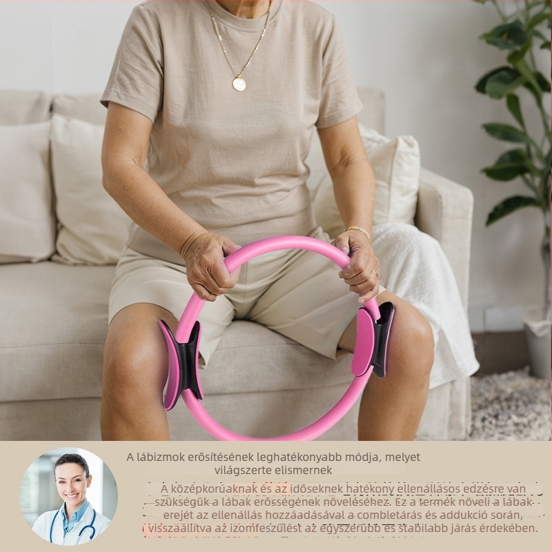 Lábszár ellenállási körök – időseknek, többfunkciós jóga/pilates karika a lábak edzéséhez