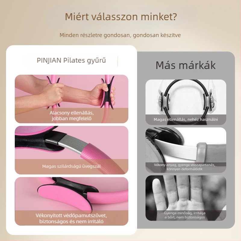 Lábszár ellenállási körök – időseknek, többfunkciós jóga/pilates karika a lábak edzéséhez