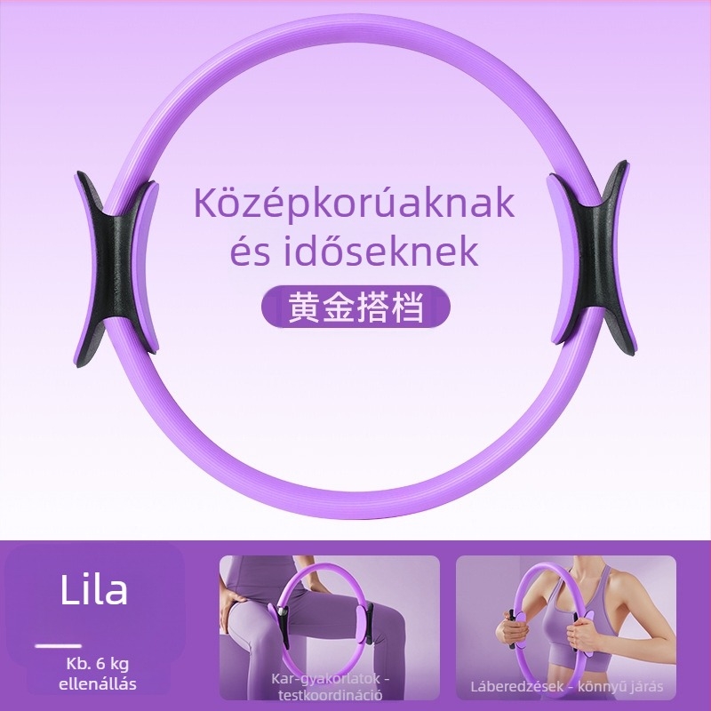 Lábszár ellenállási körök – időseknek, többfunkciós jóga/pilates karika a lábak edzéséhez