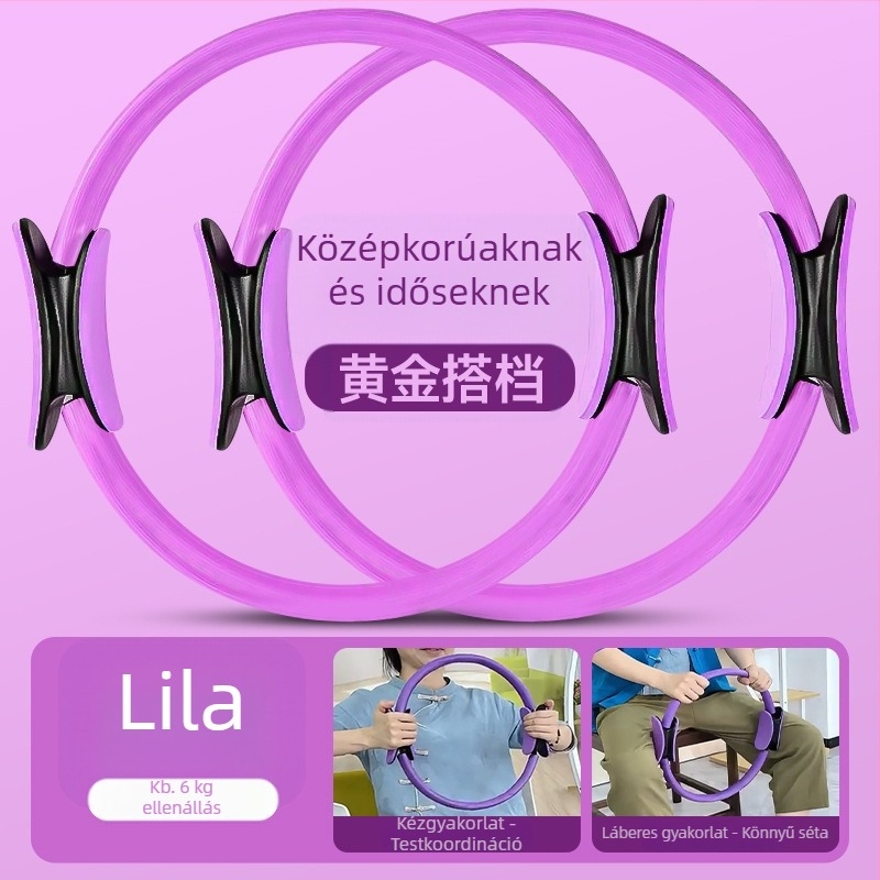 Lábszár ellenállási körök – időseknek, többfunkciós jóga/pilates karika a lábak edzéséhez