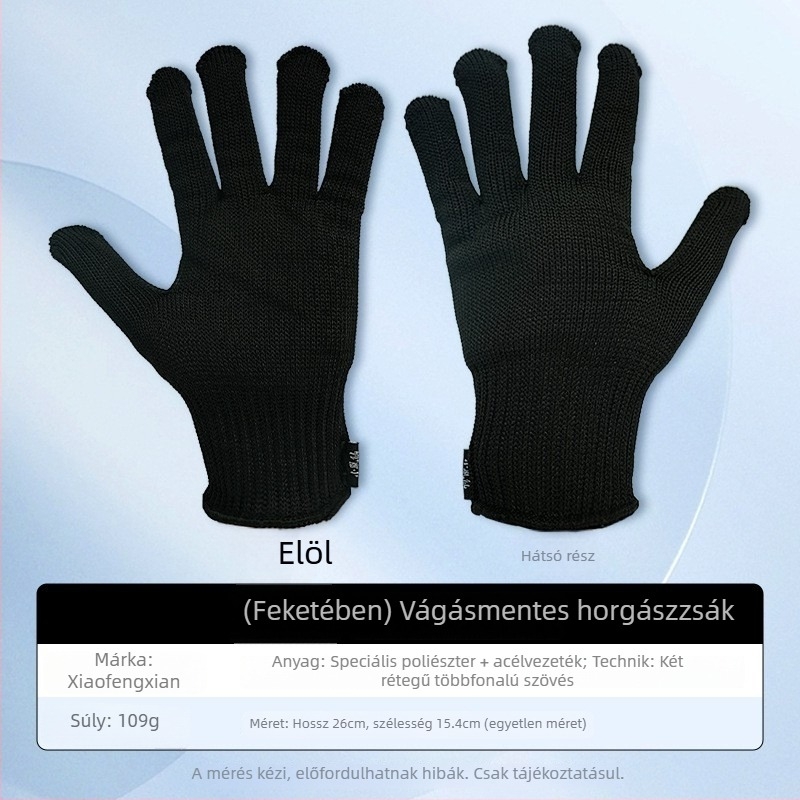 Little Impatiens horgász kesztyűk - félujjas kialakítás, fleece anyag, napvédelem, csúszásmentes, csípés elleni védelem