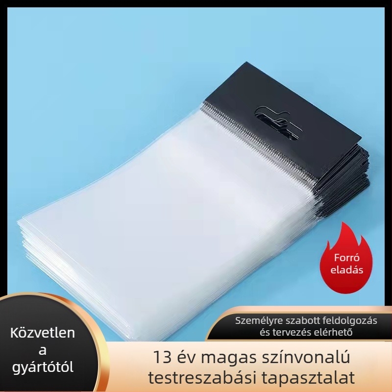 Horgászhorog csomagoló tasakok kártya-fej nyomtatással | Új anyag | Általános csomagolás | Eredet: Yiwu, Zhejiang