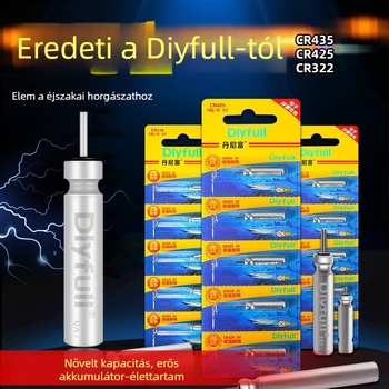 CR425 Világító horgászúszó akkumulátor, nikkelezett bevonattal — Power Source Danny Fu
