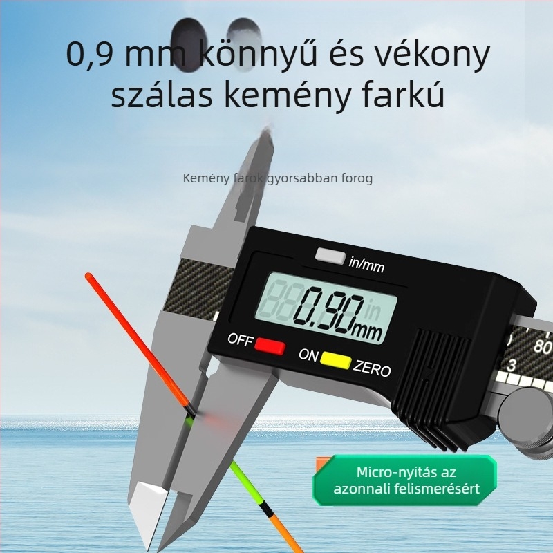 LED lebegő farkú horgász úszó — nagy fényerő, 322/425 dupla LED-sor, színváltás, nappali és éjszakai használatra