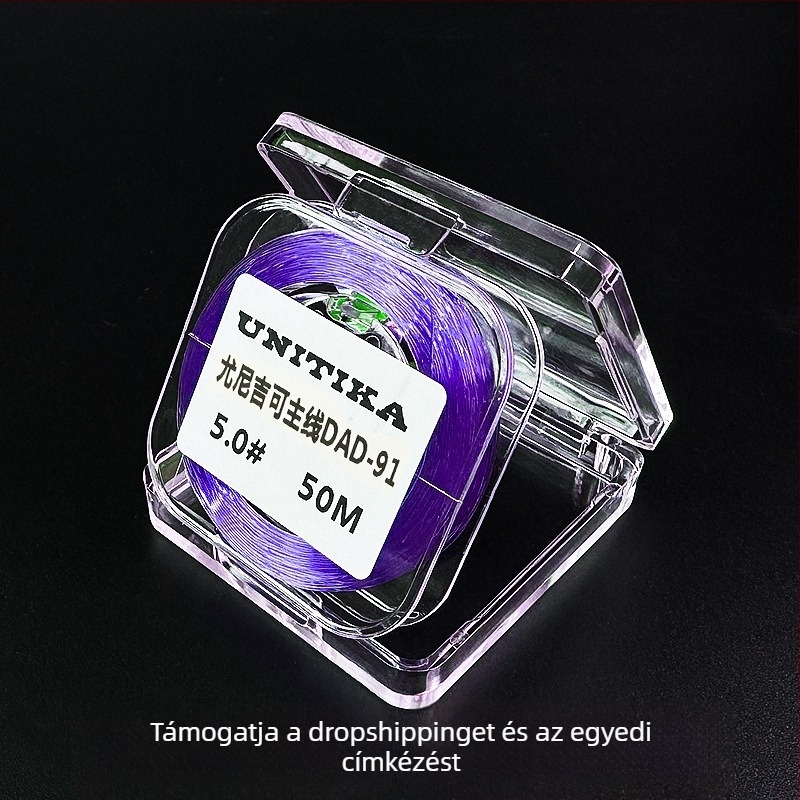 Shihe nejlon főline, 100 erősség, Japán eredetű, 750 darabos doboz.