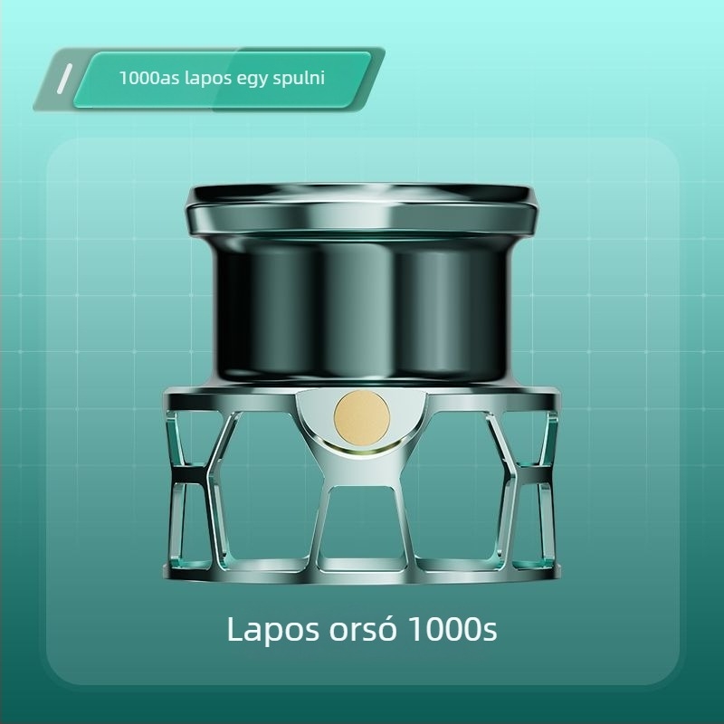 Kawasawa spinningorsó, teljesen fémből készült test, előfeszítéses fék, hosszú dobás