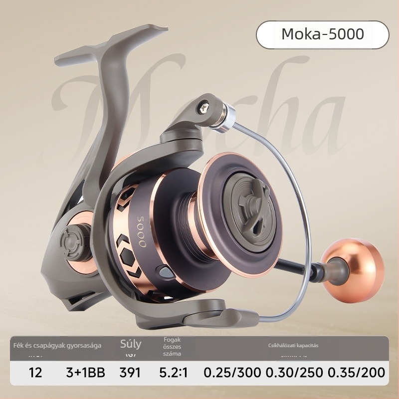 Spinning orsó — Haut ton/Haodun márka — hosszú távú dobás — fém spulni — 40 darabos készlet