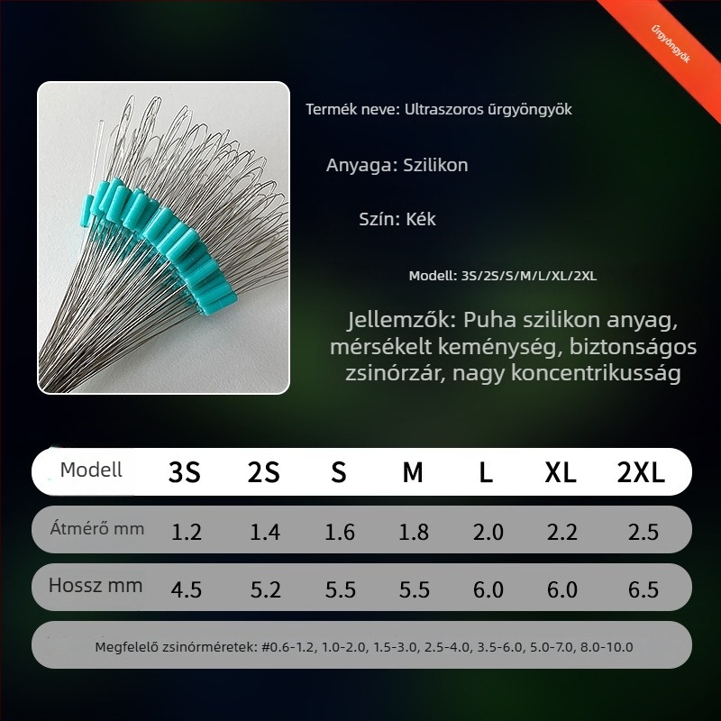 Prémium szilikon űrgyöngyök pontyhorgászathoz – tömeges kiszerelés