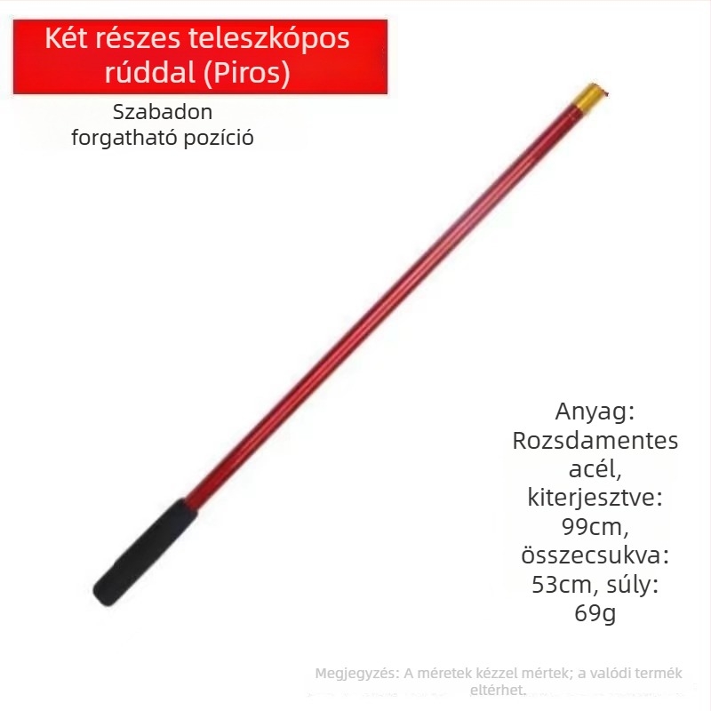 Gyerekeknek szóló rozsdamentes acél teleszkópos halászháló finom szemű hálóval és nagy sűrűséggel – terhelhetőség 5 kg