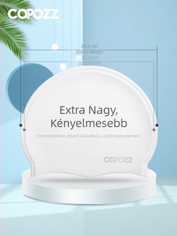 COPOZZ szilikon úszósapka nyomtatással felnőtteknek