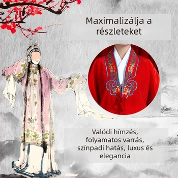 Opera jelmez készlet víz ujjakkal Yue/Huangmei/Peking Opera számára; uniszex; sima anyag; spandex 70–80%; 2025 tavasz