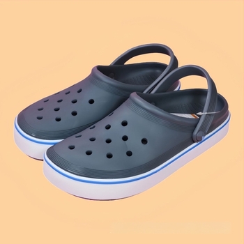 Uniszex lapos talpú cipő EVA anyagból, kerek orr, csúszásmentes, könnyű, minden évszakban