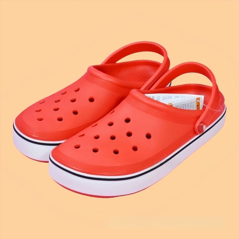 Uniszex lapos talpú cipő EVA anyagból, kerek orr, csúszásmentes, könnyű, minden évszakban