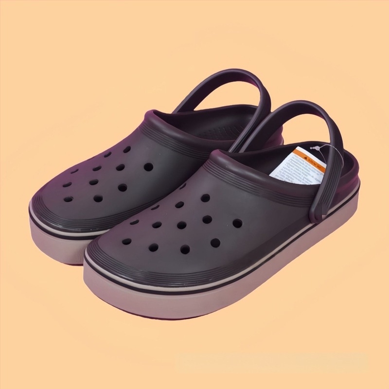 Uniszex lapos talpú cipő EVA anyagból, kerek orr, csúszásmentes, könnyű, minden évszakban