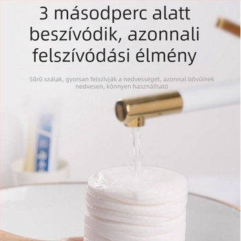 Egyszer használatos tömörített fürdőlepedő, növényi rostokból, 50 g vagy több, egyéni csomagolásban, utazáshoz hordozható arctörölköző