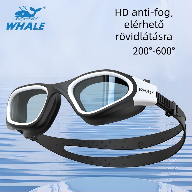 Whale úszószemüveg recepttel, személyre szabott rövidlátóknak, polikarbonát lencsékkel, modell Cf-7200