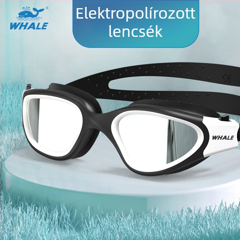 Whale úszószemüveg recepttel, személyre szabott rövidlátóknak, polikarbonát lencsékkel, modell Cf-7200