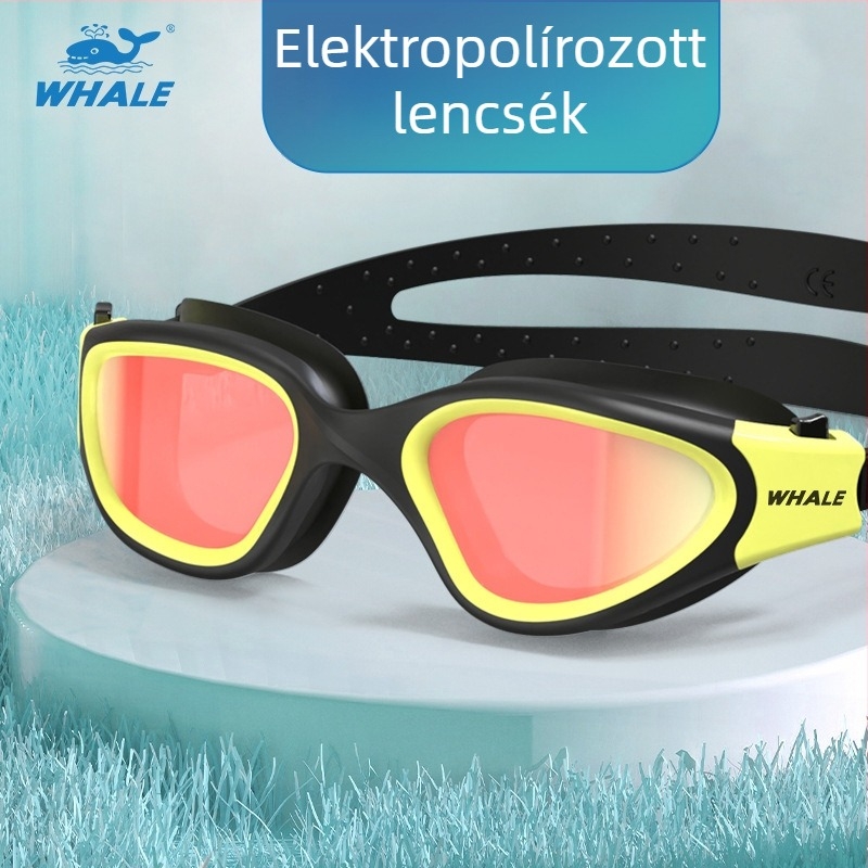 Whale úszószemüveg recepttel, személyre szabott rövidlátóknak, polikarbonát lencsékkel, modell Cf-7200