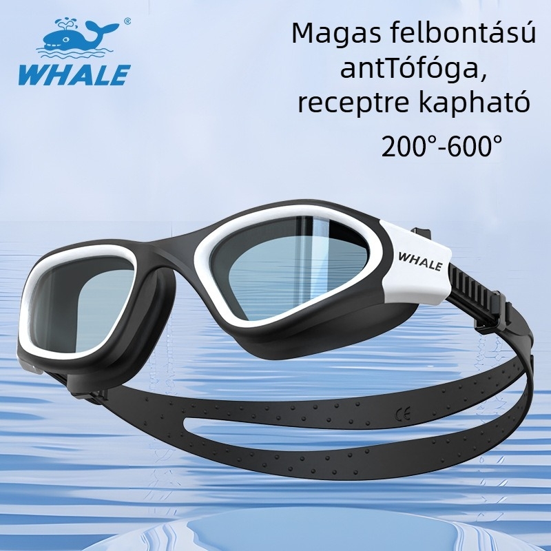 Whale úszószemüveg recepttel, személyre szabott rövidlátóknak, polikarbonát lencsékkel, modell Cf-7200