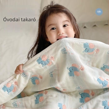 Drizzle hatrétegű géztakaró babáknak, 100% pamut, nyári alváshoz