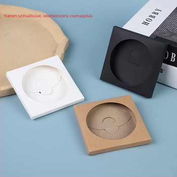 Kristály nyers kőből készült poháralátét és tálaló alátét készlet – modern minimalista dizájn, Runke jewelry