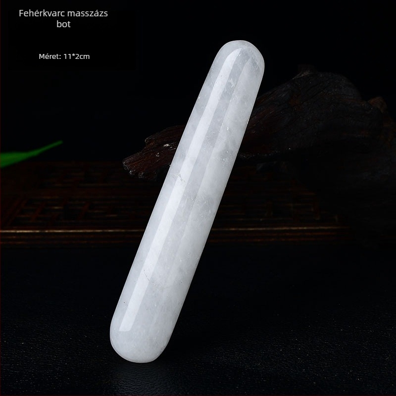 Kristály masszázs pálca — Természetes kristály, Polymer jewelry márka, Modern minimalist stílus