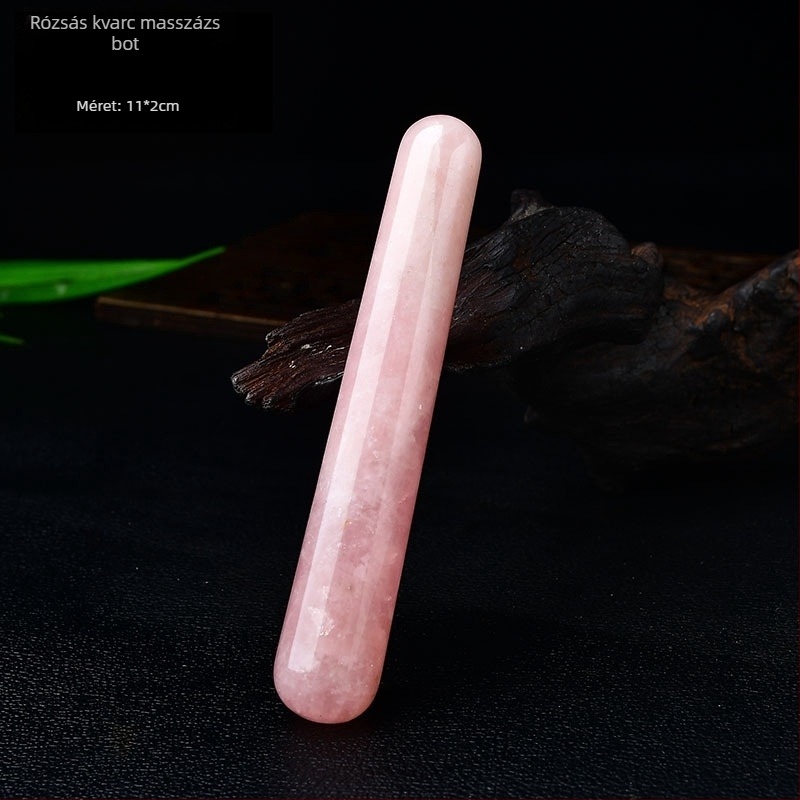 Kristály masszázs pálca — Természetes kristály, Polymer jewelry márka, Modern minimalist stílus