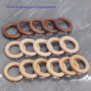 Függönygyűrű bükkfából – modern minimalist stílus, testreszabható a Xin Yu Wood Art által