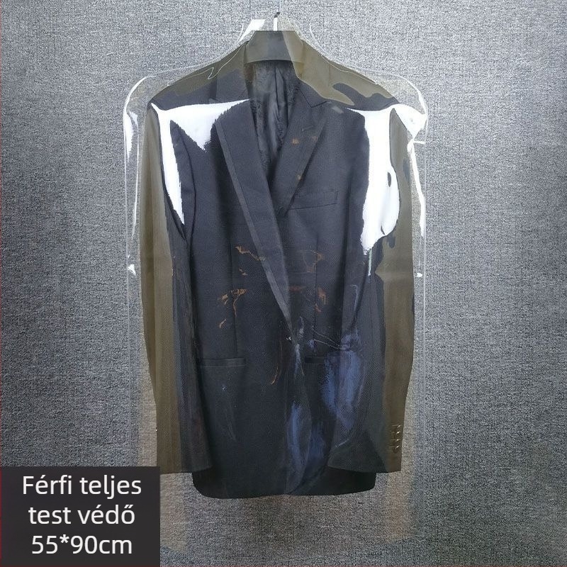 Műanyagból készült ruházati porvédő huzat, egyszerű modern stílus, porvédő (Termék szám 1001281801)