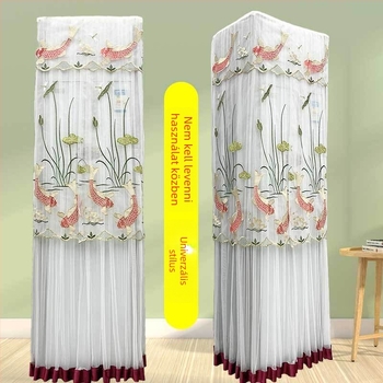 Légkondicionáló porvédő, négyzet alakú szekrény kialakítás, modern minimalista stílus, testreszabható, márka: Cinnings and elegance