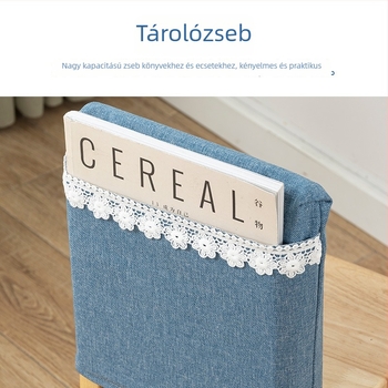 Gyermek asztal- és székfedő névvel hímzett, aranyos óvodai fedő tároló zsebbel