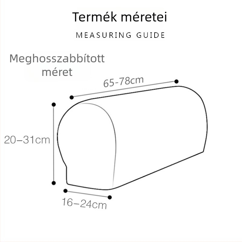 Rugalmas, teljes körű kanapékarvédő huzat, egyszínű, vastított, csúszásmentes