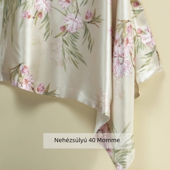 40 Momme nyomtatott selyempárnahuzat – 100% mulberry selyem, két darab