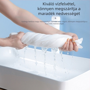 Egyszer használatos törölközőkészlet egyedi csomagolásban, szállodai használatra, vastag, nagy méret, ideális borbélyszalonokhoz